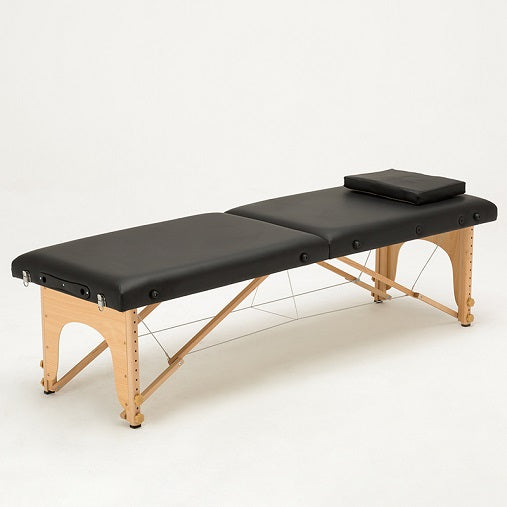 Massage Bed Foldable Grey, Wooden base - BM2523-123