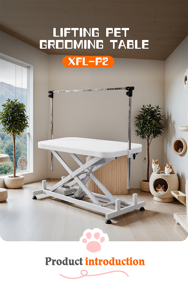 Pet Table Lifting Motor Function White - DP-XFL-P2