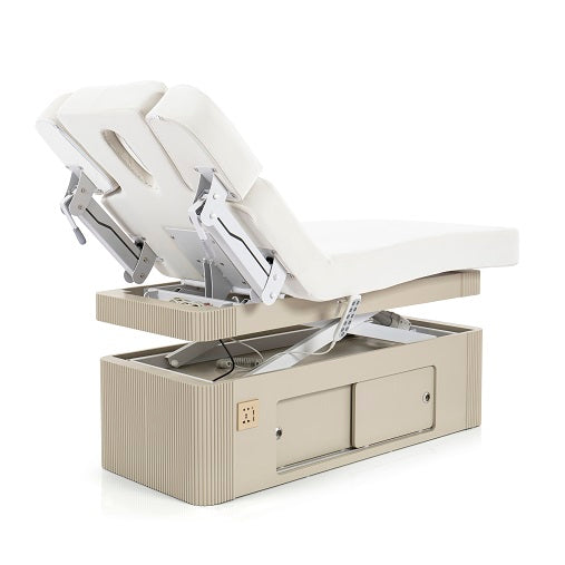 SPA Bed White Motorized Function, Grey Base - G042F
