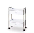 Derma Trolley 2 Drawer White - DP-6004
