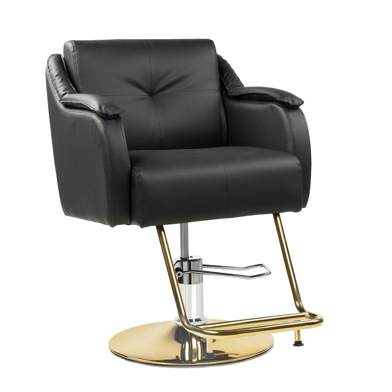 Styling Salon Chair Black Leather - MH-B171