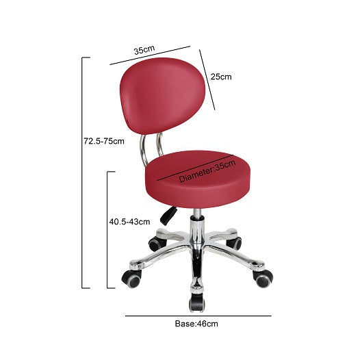Beauty Chair with Backrest White - DP-996A